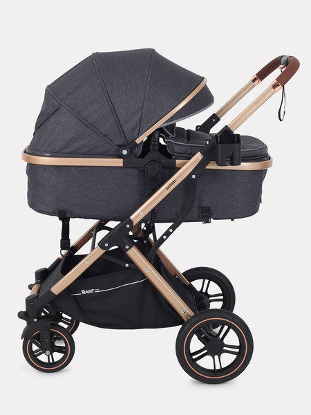 Изображение товара Детская универсальная коляска Rant Basic Pulsar Gold 2 в 1 / RA160  (Grey)