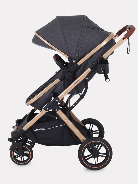 Изображение товара Детская универсальная коляска Rant Basic Pulsar Gold 2 в 1 / RA160  (Grey)