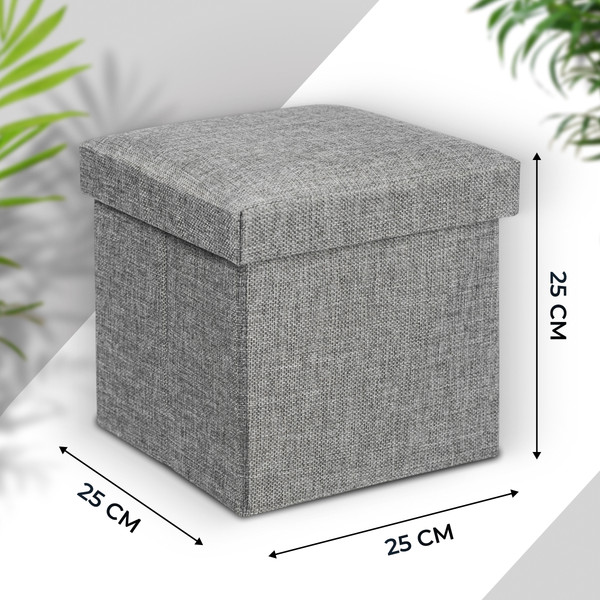 Изображение товара Пуф Mio Tesoro 25x25x25 / 1101-3-1 (серый)