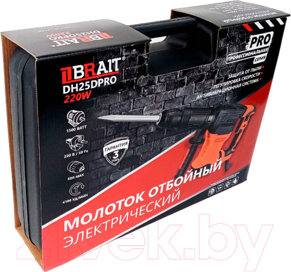 Изображение товара Отбойный молоток Brait DH25DPRO