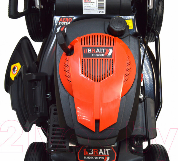 Изображение товара Газонокосилка бензиновая Brait BLM2647SM Pro