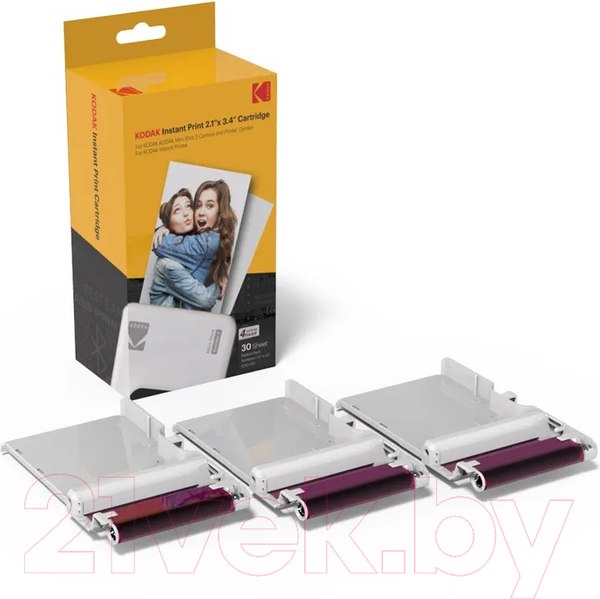 Изображение товара Набор картриджей для моментальной фотографии Kodak ICRG-230 (30 фото, 2.1x3.4")