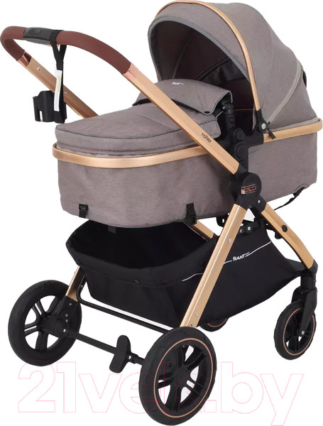 Изображение товара Детская универсальная коляска Rant Basic Roller Gold 2 в 1 / RA161  (Beige)