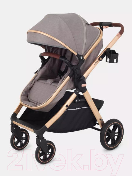 Изображение товара Детская универсальная коляска Rant Basic Roller Gold 2 в 1 / RA161  (Beige)