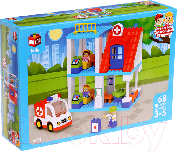 Изображение товара Конструктор Unicon Скорая помощь / 9826954 (68эл)