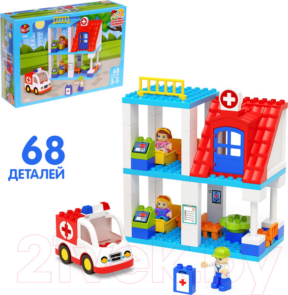 Изображение товара Конструктор Unicon Скорая помощь / 9826954 (68эл)