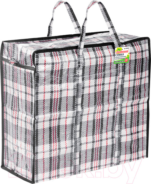 Изображение товара Сумка хозяйственная Любаша 604696 (черный/красный)