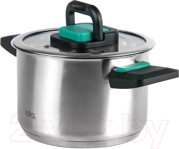 Изображение товара Кастрюля Lara Изумруд LR02-241 (2л)