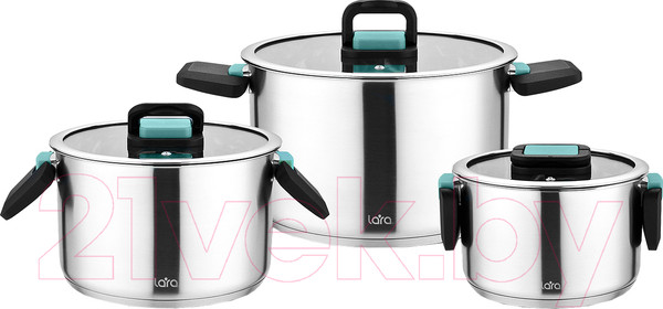 Изображение товара Набор кастрюль Lara LR02-123