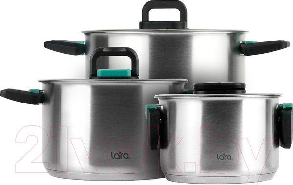 Изображение товара Набор кастрюль Lara LR02-123