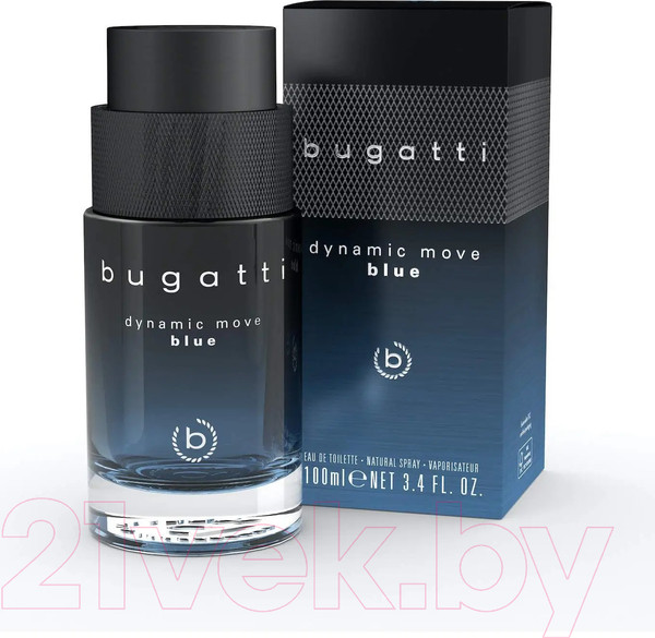 Изображение товара Туалетная вода Bugatti Dynamic Move Blue (100мл)