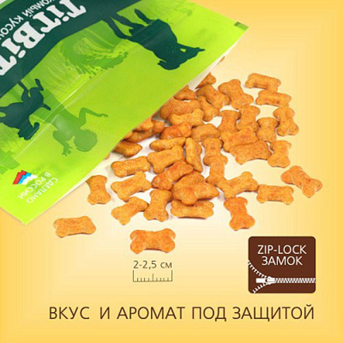 Изображение товара Лакомство для собак TiTBiT Хрустящий завтрак с индейкой для всех пород / 24942 (700г)