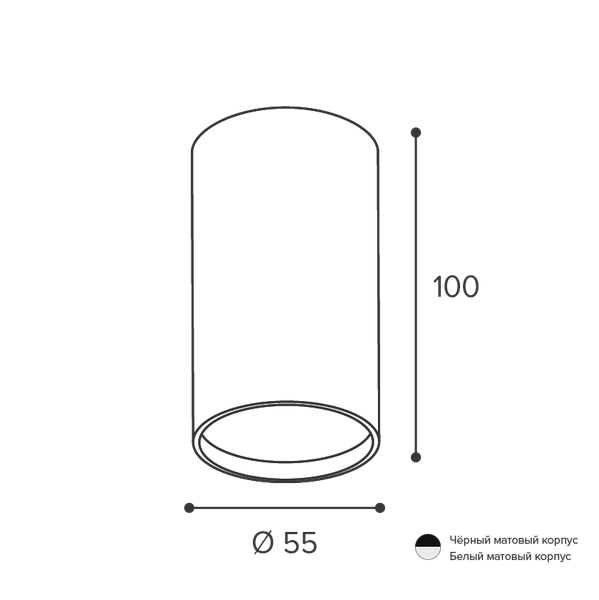 Изображение товара Точечный светильник Wolta WSL-GU10/01W