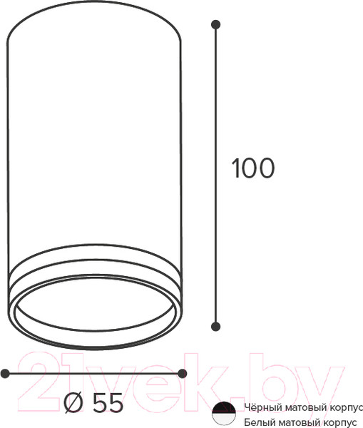 Изображение товара Точечный светильник Wolta WSL-GU10/02BL