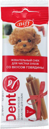 Изображение товара Лакомство для собак TiTBiT Dent Жевательный снек со вк. говядины для мини пород / 26137