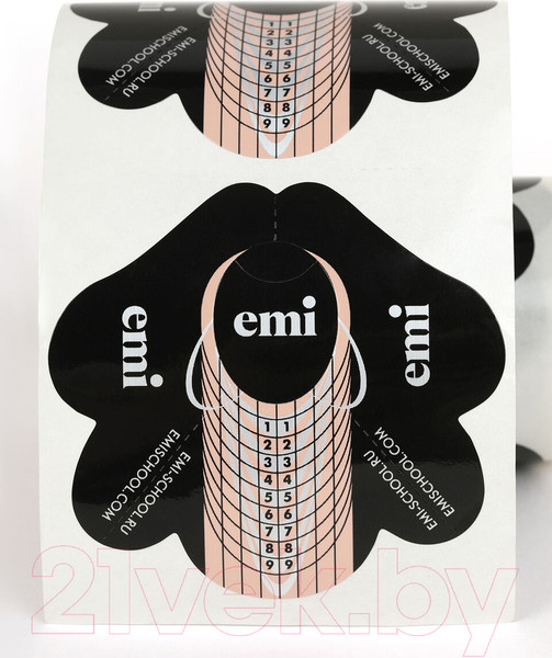Изображение товара Формы для наращивания ногтей E.Mi 10 единиц (100шт)