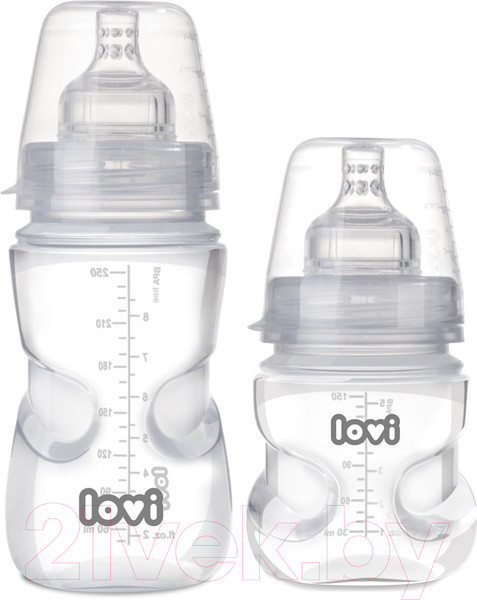 Изображение товара Набор бутылочек для кормления Lovi Medical / 0349 (120мл, 250мл)