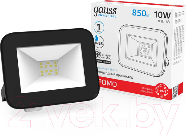 Изображение товара Прожектор Gauss Elementary / 613100310P