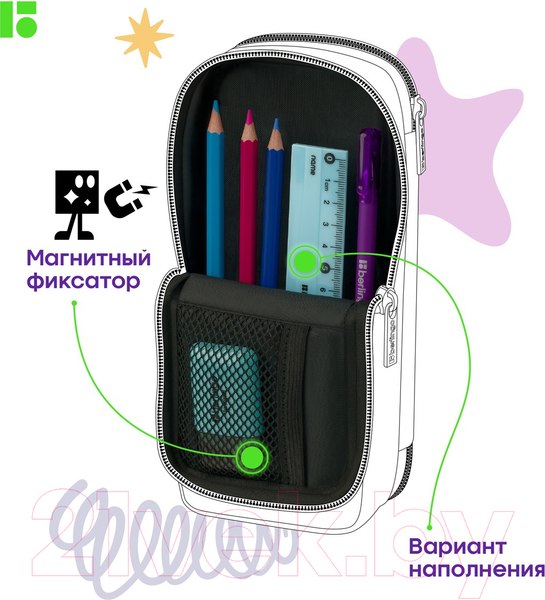Изображение товара Пенал Berlingo Butterfly / BR-PM-040401