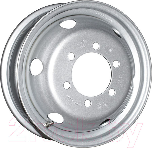 Изображение товара Штампованный диск Asterro TC1607C 16x5.5" 6x170мм DIA 130мм ET 106мм Silver