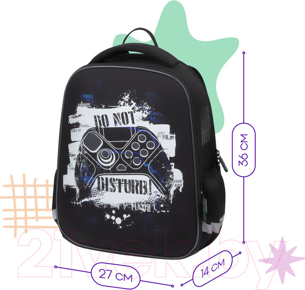 Изображение товара Школьный рюкзак Berlingo Expert Mini. Do Not Disturb / RU-EXM-1021