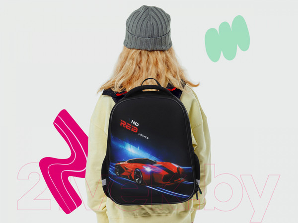 Изображение товара Школьный рюкзак Berlingo Expert Mini. No Red Lights / RU-EXM-1022