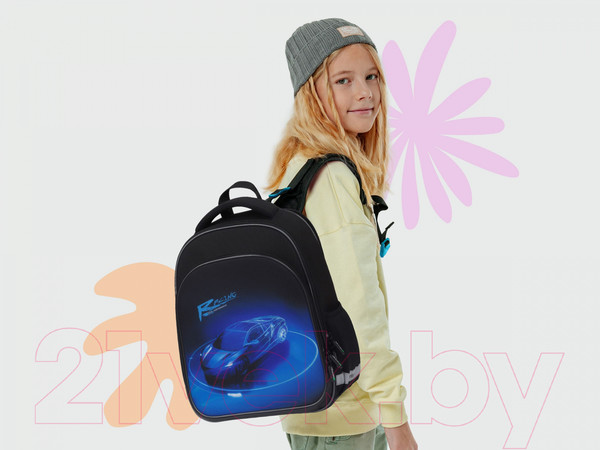 Изображение товара Школьный рюкзак Berlingo Expert Plus. Best Race / RU-EXPL-10014