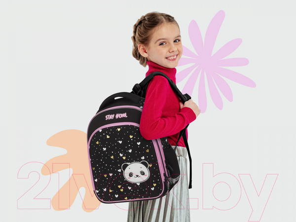 Изображение товара Школьный рюкзак Berlingo Expert Plus. Cool Panda / RU-EXPL-10012
