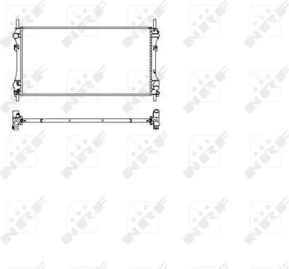 Изображение товара Радиатор системы охлаждения NRF 509697