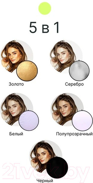 Изображение товара Набор отражателей для фото RayLab RF-02 (80см)