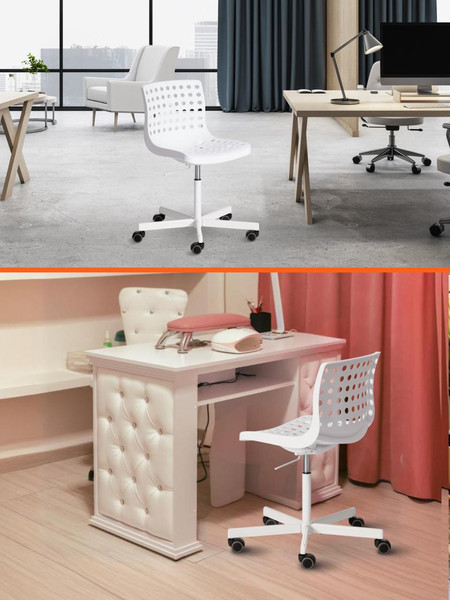 Изображение товара Кресло офисное Tetchair Tulip mod.106-1 (белый/хром)