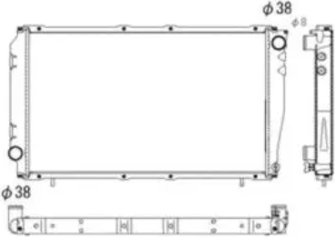 Изображение товара Радиатор системы охлаждения NRF 53528