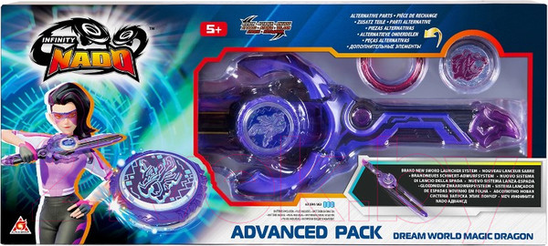 Изображение товара Игровой набор Infinity Nado Волчок Эпик Лончер Адвансд Magic Dragon / 42979