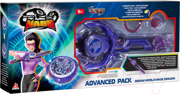 Изображение товара Игровой набор Infinity Nado Волчок Эпик Лончер Адвансд Magic Dragon / 42979