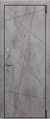 Изображение товара Входная дверь Torex LF3 Alfa LT РP А-26 бетон темный/А6-26 бьянко (86x205, правая)