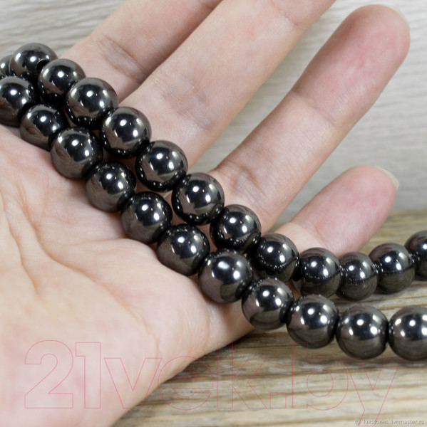 Изображение товара Бусы Wolves Гематит 3047