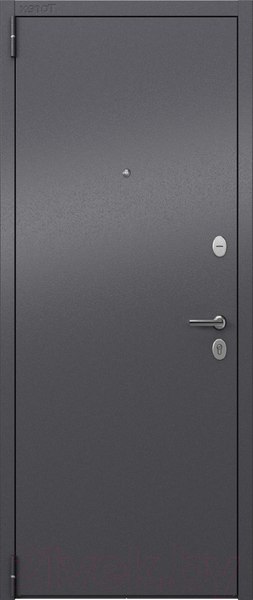 Изображение товара Входная дверь Torex LF1 Alfa LT MP темно-серый букле графит/СК-69 бьянко (96x205, левая)