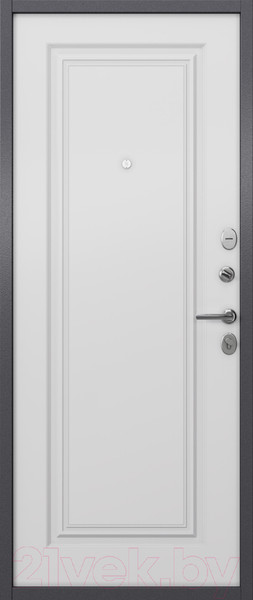 Изображение товара Входная дверь Torex LF1 Alfa LT MP темно-серый букле графит/СК-69 бьянко (96x205, правая)