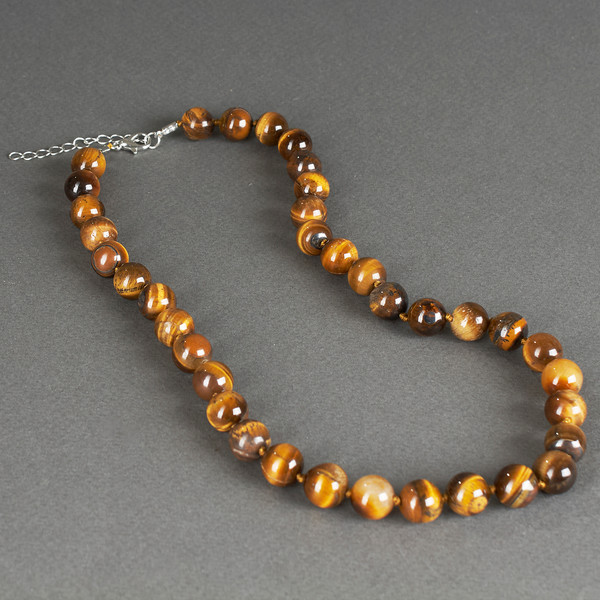 Изображение товара Бусы Wolves Тигровый глаз 3062