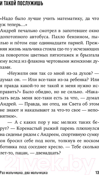 Изображение товара Книга Альпина Раз мальчишка, два мальчишка / 9785002232406 (Демишкевич А.)