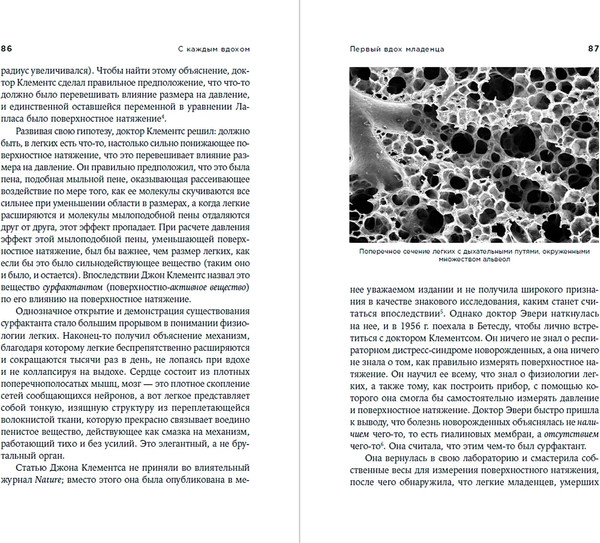 Изображение товара Книга Альпина С каждым вдохом. Удивительная история наших легких (Стивен Майкл)