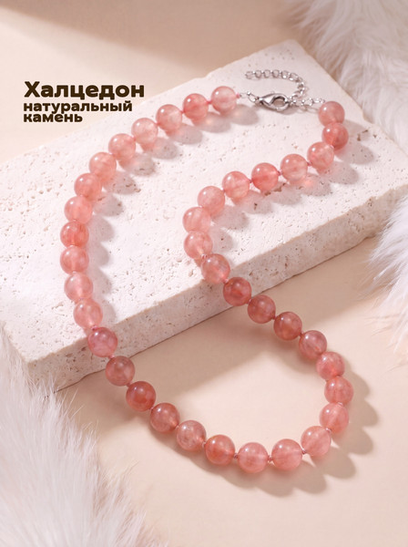 Изображение товара Бусы Wolves Халцедон 3089