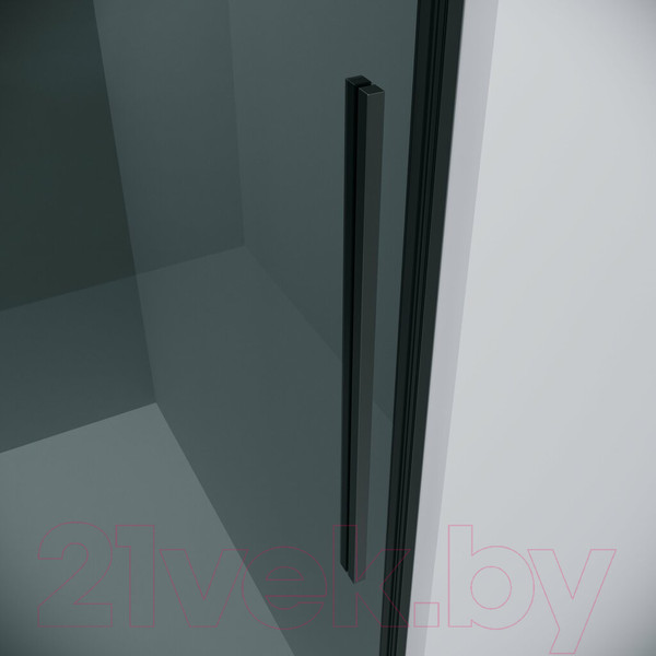 Изображение товара Душевая дверь Grossman Galaxy 100.K33.01.140.21.10 140x195 (черный матовый/стекло тонированное)