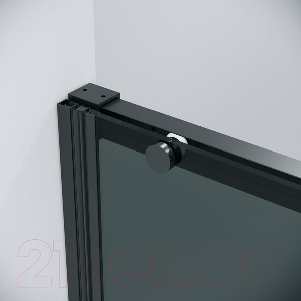 Изображение товара Душевая дверь Grossman Galaxy 100.K33.01.140.21.10 140x195 (черный матовый/стекло тонированное)