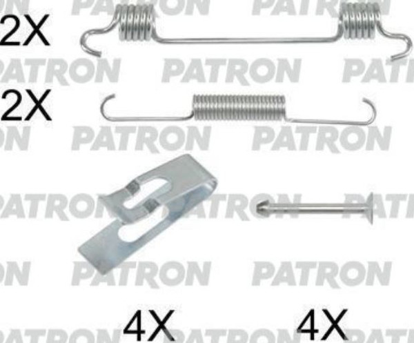 Изображение товара Ремкомплект тормозных колодок Patron PSRK0126