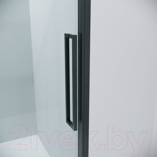 Изображение товара Душевая дверь Grossman Cosmo 130x195 / 100.K33.02.130.42.00 (графит сатин/стекло прозрачное)