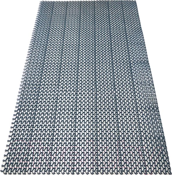 Изображение товара Коврик грязезащитный Ковропласт Волна (100x160, серый)