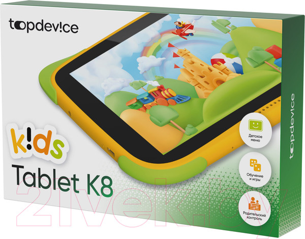 Изображение товара Планшет Topdevice K8 Kids 2GB/32GB WiFi / TDT3778_WI_E (оранжевый)