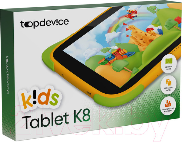Изображение товара Планшет Topdevice K8 Kids 2GB/32GB WiFi / TDT3778_WI_E (оранжевый)
