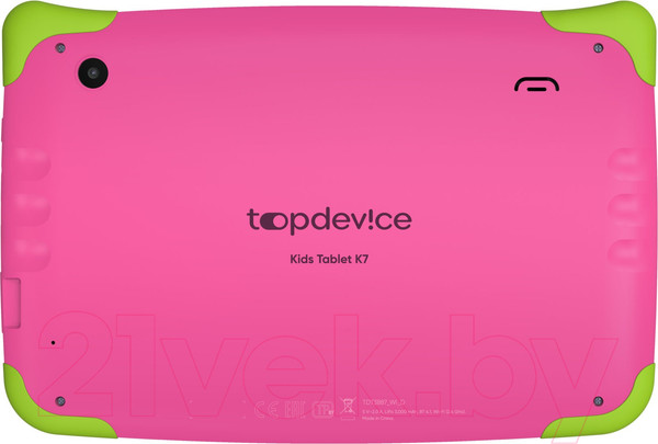 Изображение товара Планшет Topdevice K7 Kids 2GB/32GB WiFi / TDT3887_WI_D_PK (розовый)